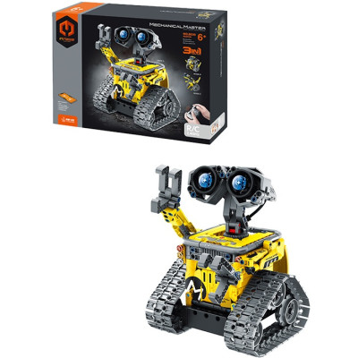 MECHANICAL MASTER - Stavebnice 3v1 R/C Robot & Pásový mechanický dinosaurus 430 ks