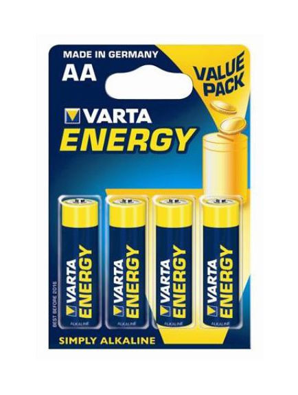 Alkalické tužkové baterie VARTA Energy AA (4ks - blistr)