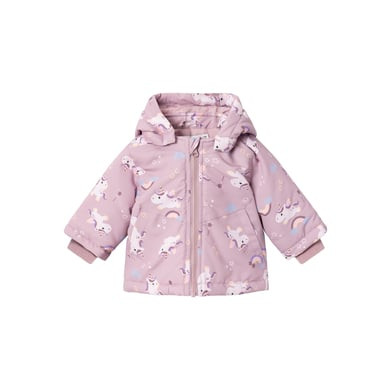 name it Outdoorová bunda Nbfmaxi Mauve Shadows