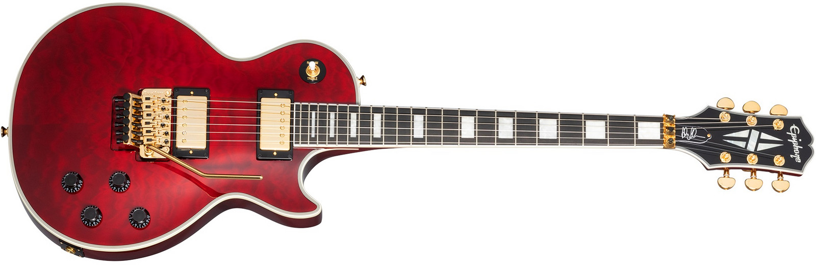 Epiphone Alex Lifeson Les Paul Custom Axcess Ruby (použité)