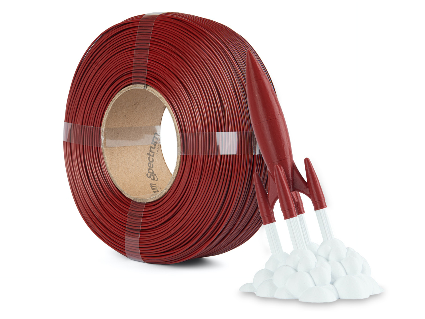 Tisková struna (filament) Spectrum ReFill Premium PLA High Speed 1.75mm CRIMSON RED 1kg