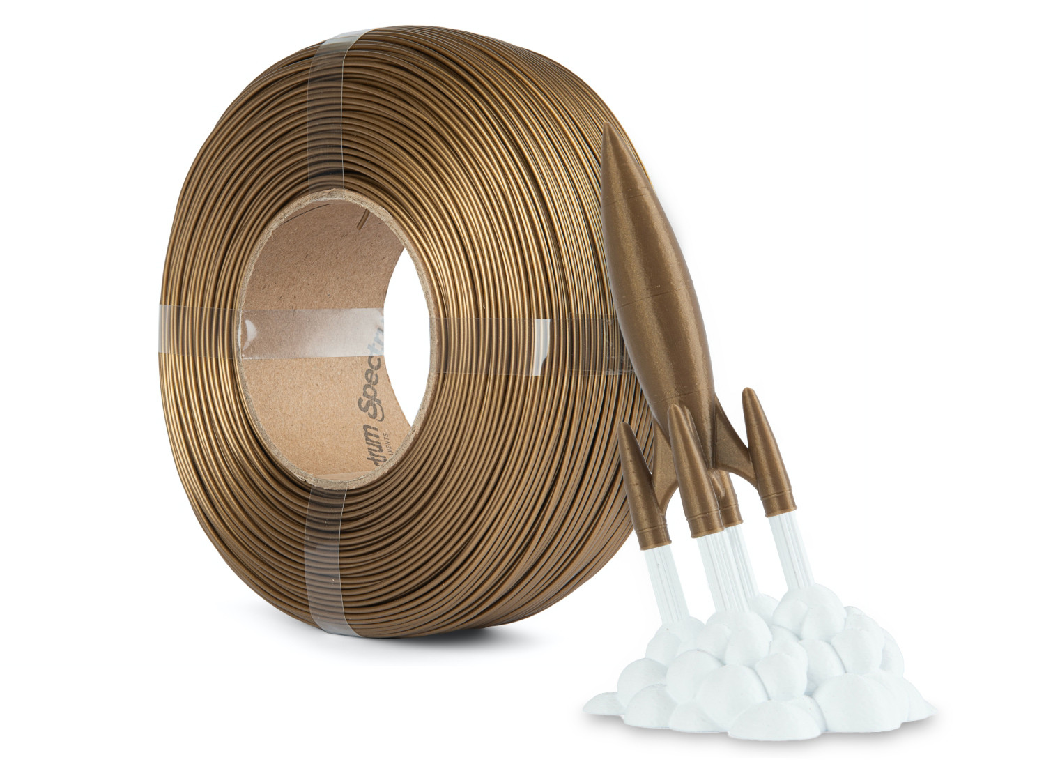 Tisková struna (filament) Spectrum ReFill Premium PLA High Speed 1.75mm GOLD 1kg