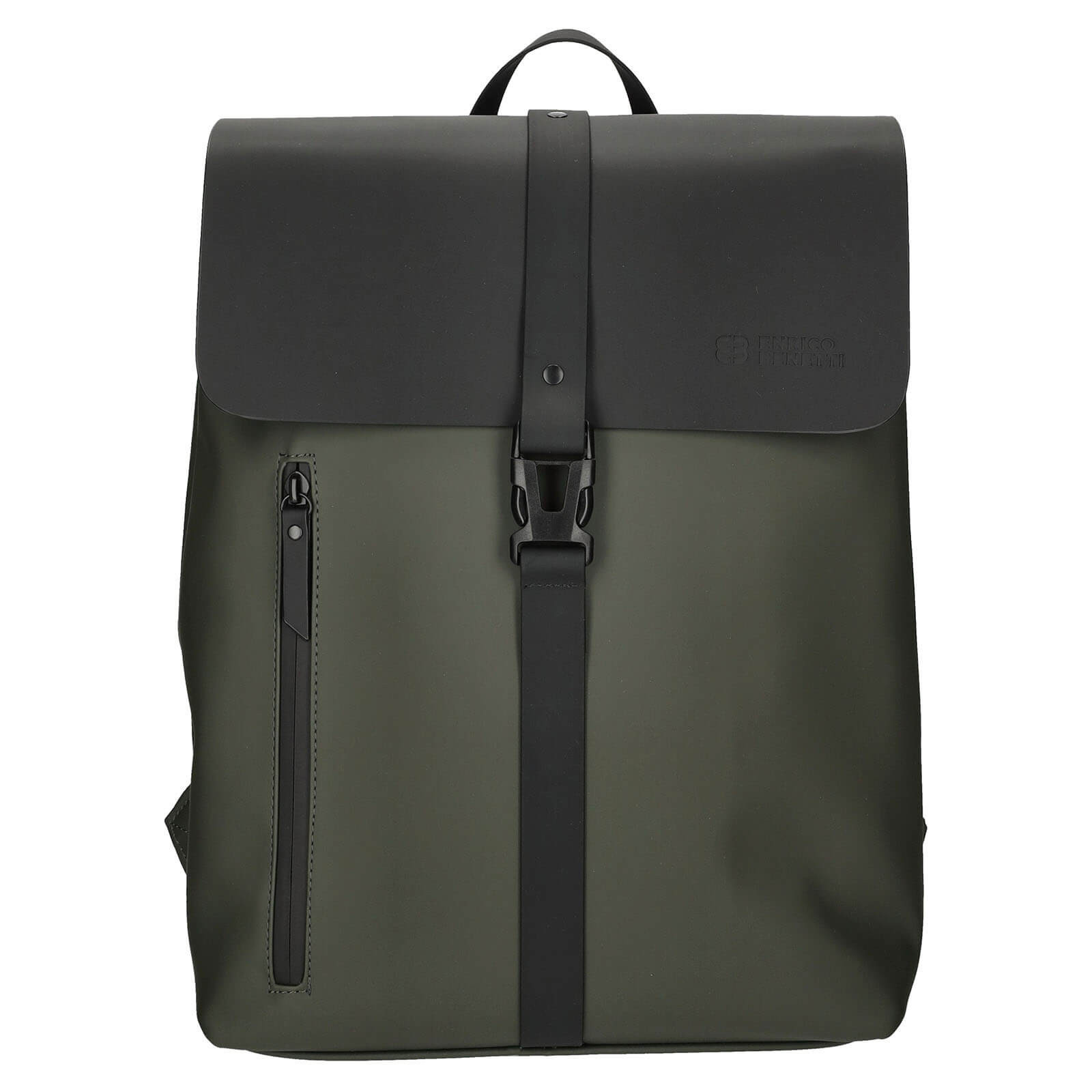 Městský batoh Enrico Benetti Glasgow - černo-zelená 13,5l