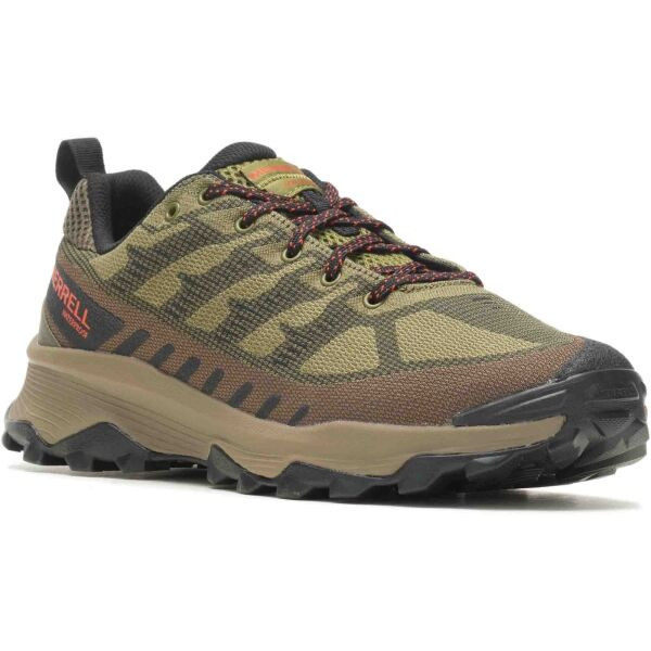 Merrell SPEED ECO WP Pánské outdoorové boty, khaki, velikost 46.5