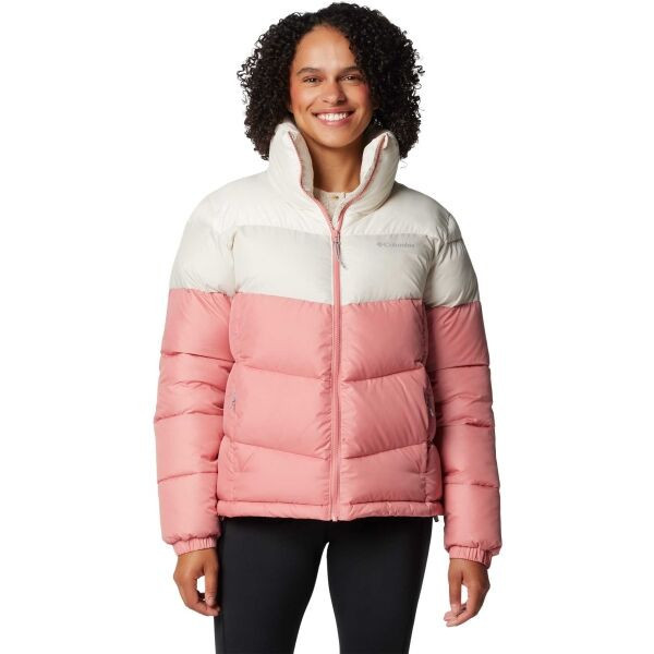 Columbia PUFFECT™ II COLORBLOCK JACKET Dámská zimní bunda, růžová, velikost