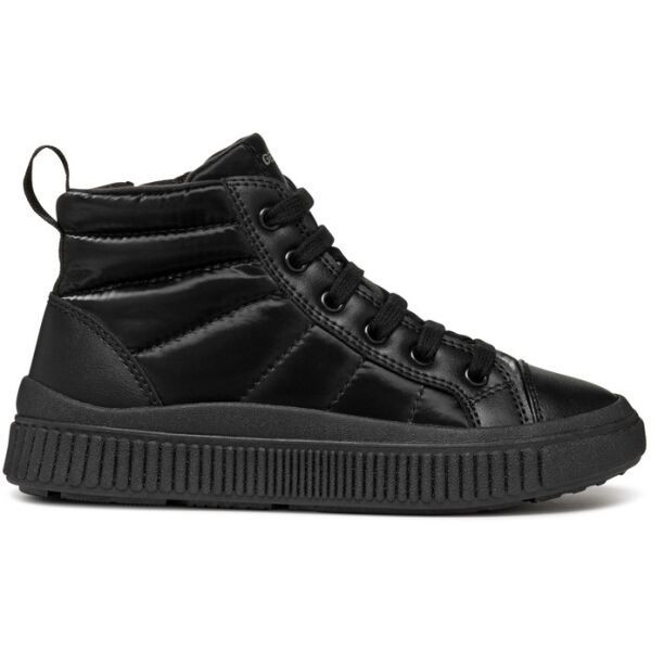 Geox J LAQUINNY C Dívčí tenisky, černá, velikost