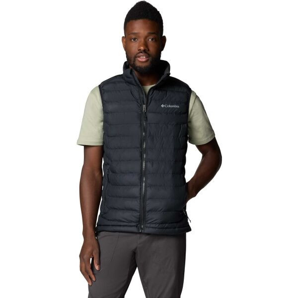 Columbia POWER LITE II VEST Pánská zimní vesta, černá, velikost