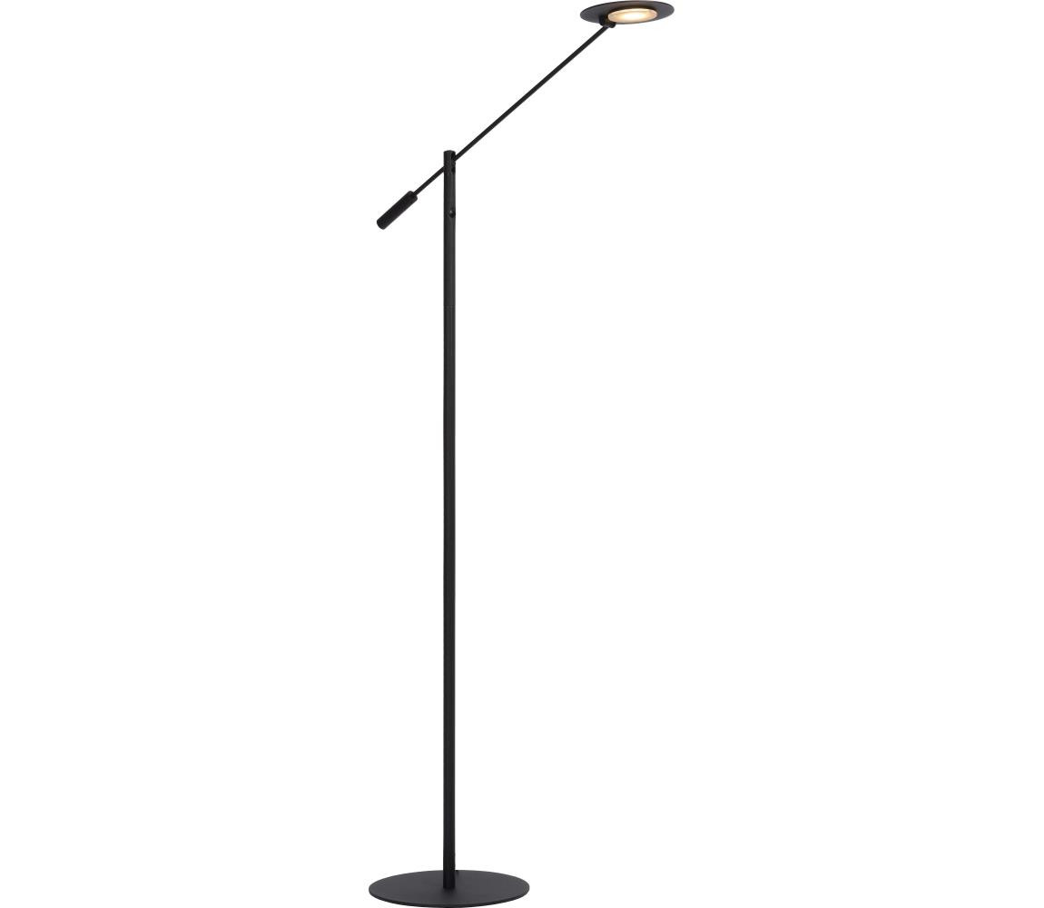 Lucide Lucide 19766/09/30 - LED Stmívatelná stojací lampa ANSELMO LED/9W/230V černá