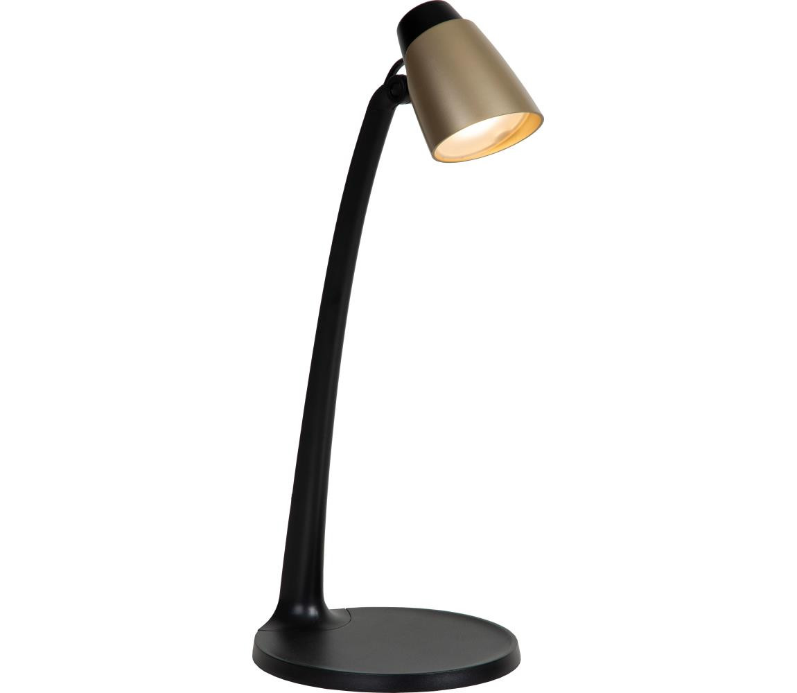 Lucide Lucide 18660/05/02 - LED Stolní lampa LUDO LED/4,5W/230V černá/zlatá
