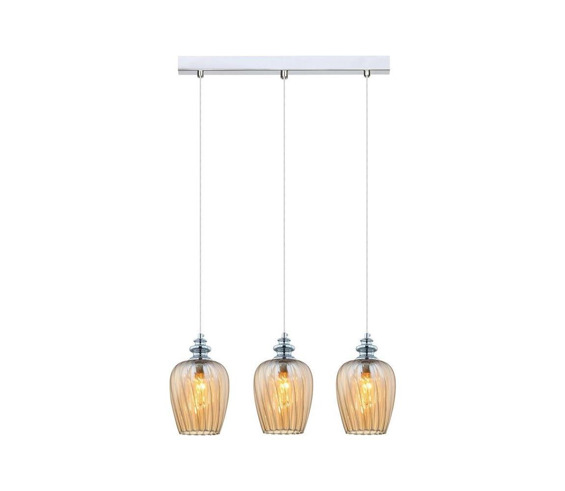 Searchlight Searchlight MDM2286/3BCR - Lustr na lanku PIRITA 3xE14/40W/230V