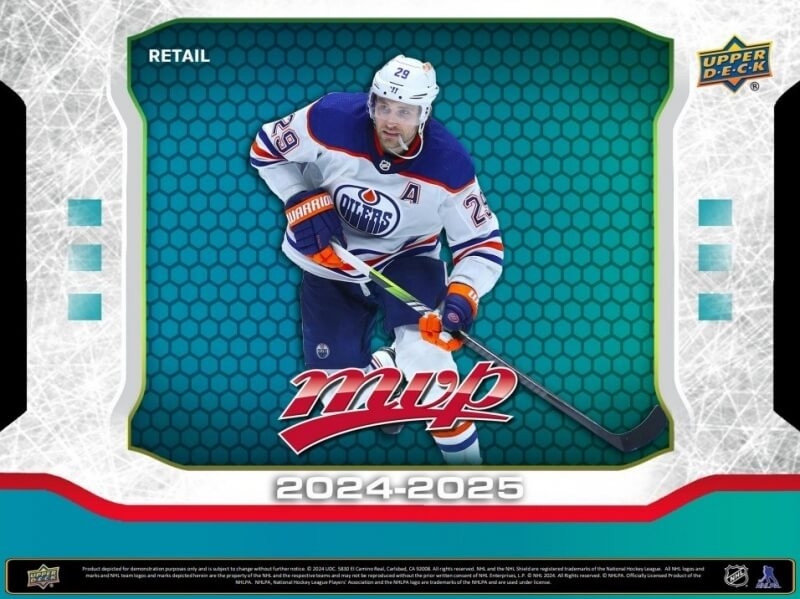 2024-2025 NHL Upper Deck MVP Fat Pack box - hokejové karty