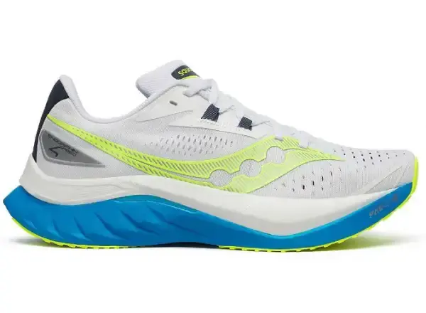 Saucony Endorphin Speed 4 pánská obuv White/Viziblue vel. UK 8 / EU 42,5