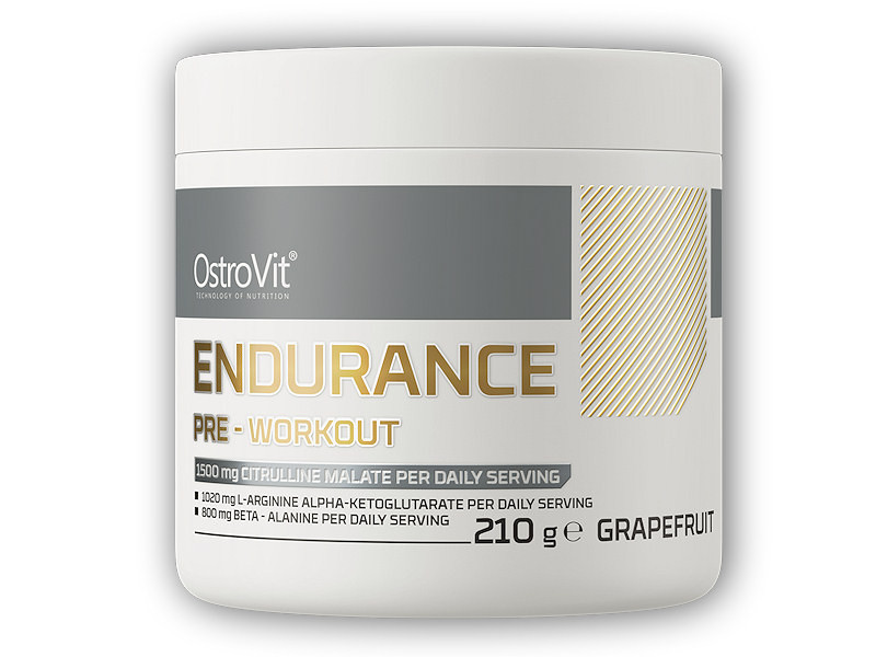 Ostrovit Endurance preworkout 210g Varianta: grapefruit