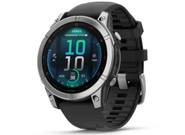 Garmin fenix E - 47 mm AMOLED chytré hodinky Stainless Steel 47 mm