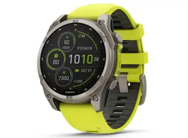 Garmin fenix 8 - 47 mm Solar Sapphire chytré hodinky Titanium Yellow/Graphite 47 mm