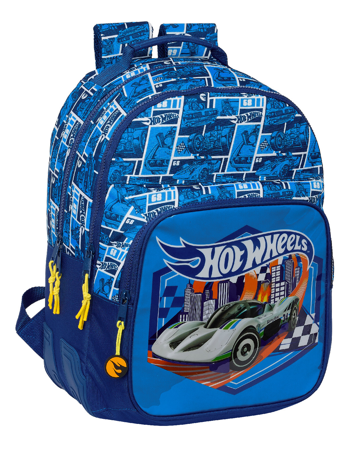 SAFTA školní dvoukomorový batoh Hot Wheels - 20L