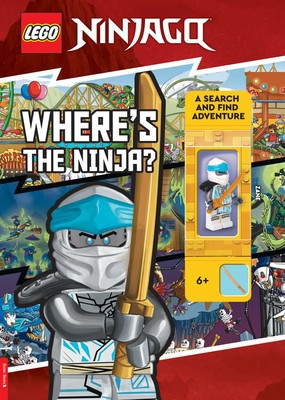 LEGO NINJAGO: Wheres the Ninja? A Search and Find Adventure (with Zane minifigure) (LEGO)(Paperback / softback)