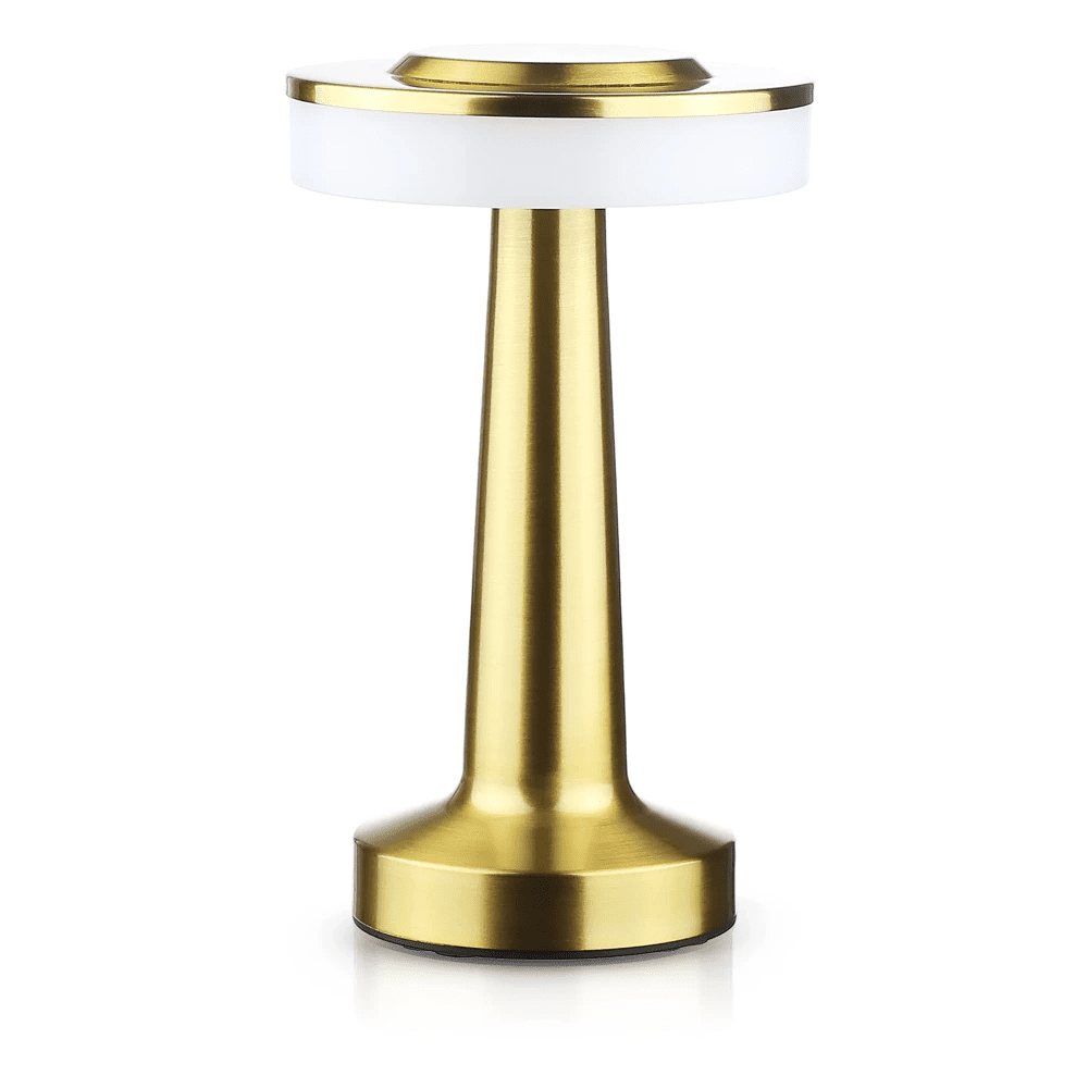 Interlook HJA14-GOLD | Bezdrátová stolní lampa | Dotyková noční lampa s nastavitelnou barvou světla | USB světlo 4808