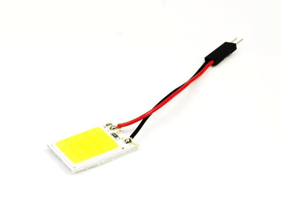 Interlook 18čipový 3x6 COB LED panel + W5W, C5W, T4W adaptéry