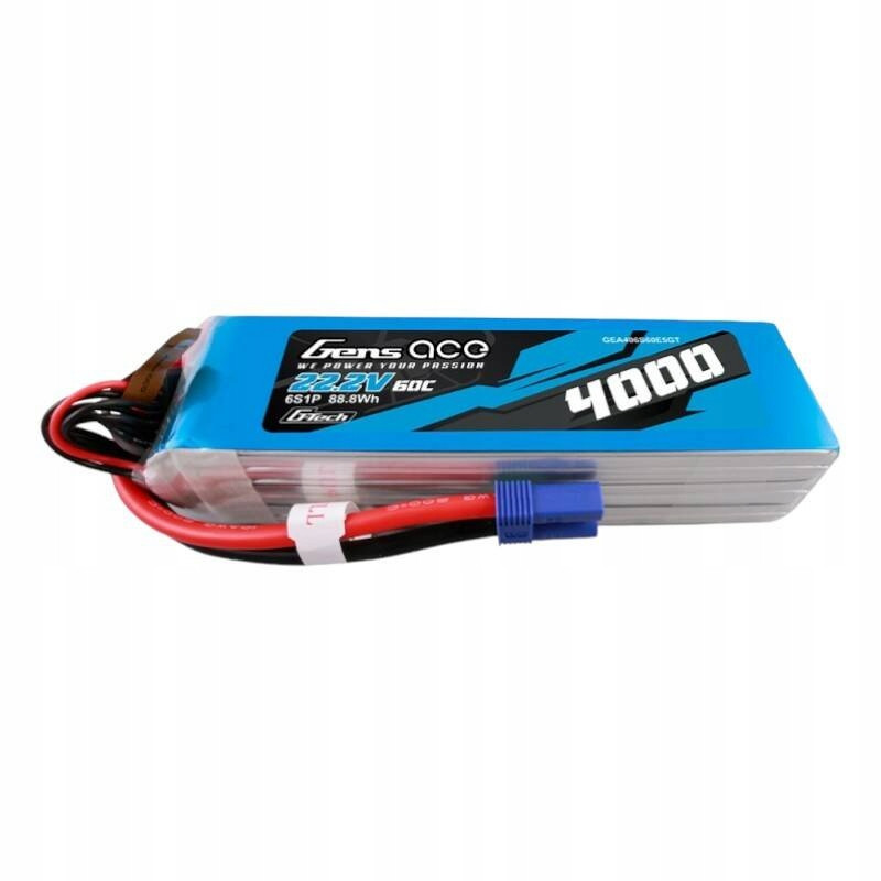 Gens Ace Akumulátor Baterie Lipo 4000MAH 22.2V 60C 6S1P Konektor EC5