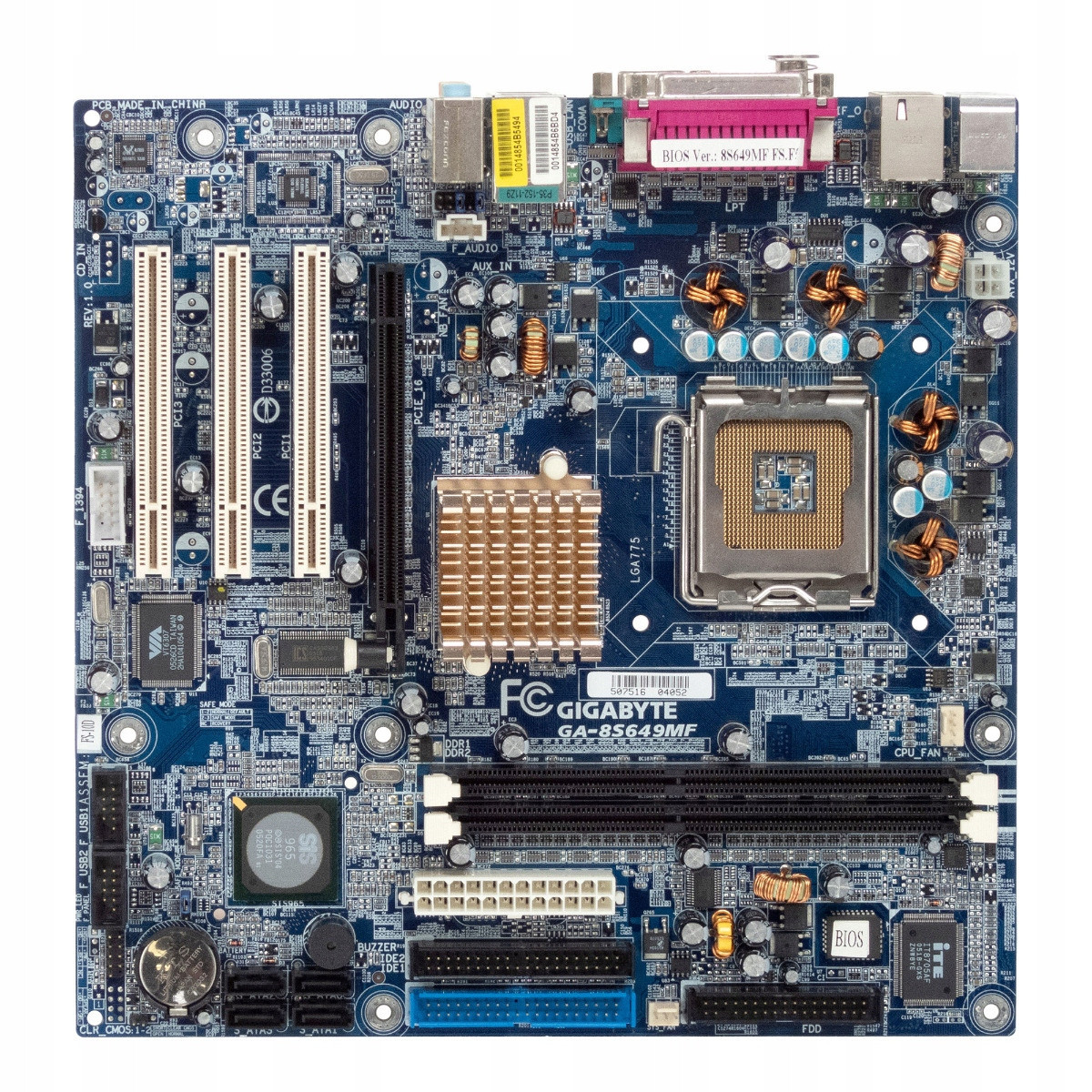 Gigabyte GA-8S649MF Fs Socket 775 Ddr Pci a Pci mATX