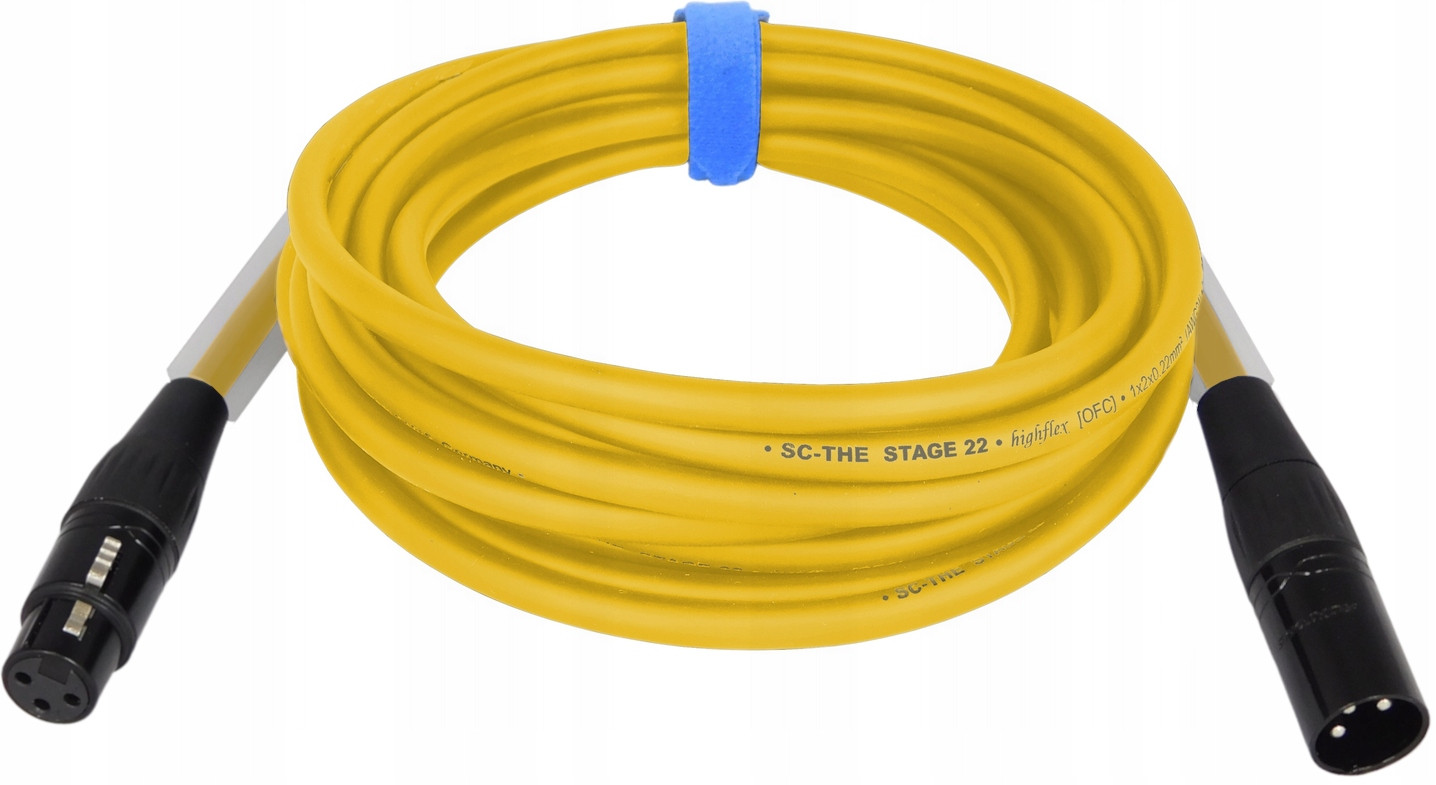 Sommer Stage Kabel Symetrický Mikrofonní Kabel Xlr Roxtone Černý 10m