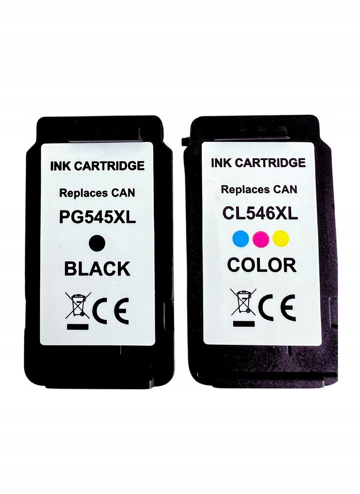 2 Inkousty Pro Canon PG545XL CL546XL iP2850 MG2450 2455 Sada Barva Černá