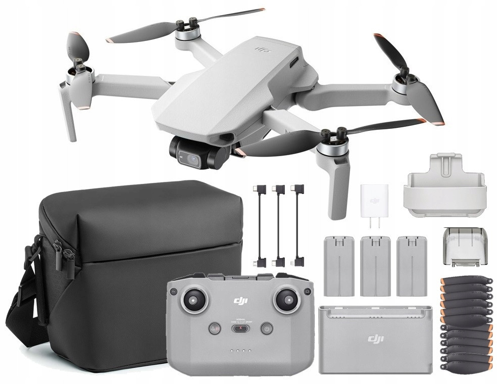 Dron Dji Mini 2 Se Fly More Combo Pro Začátečníky Bez Oprávnění 246g