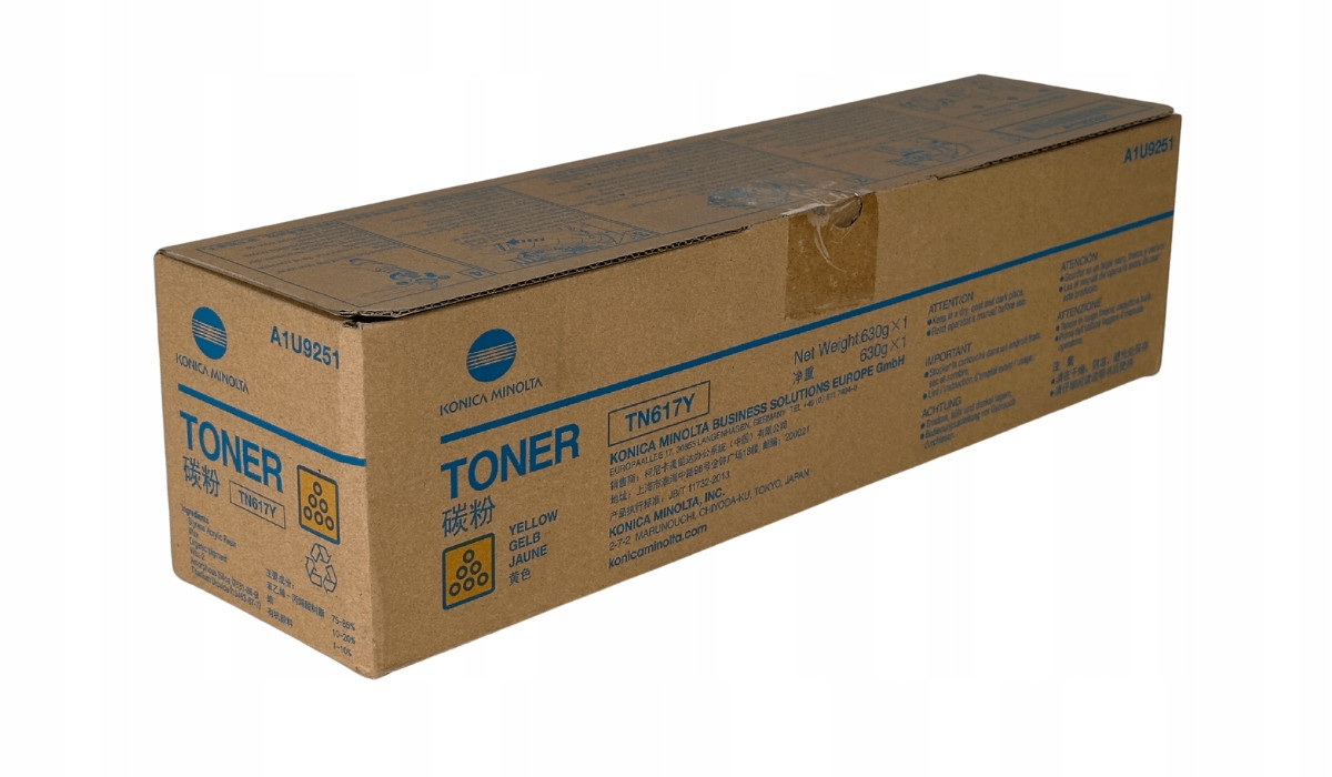 Toner Konica Minolta TN-617 A1U9251 Y Originál Yellow C70HC