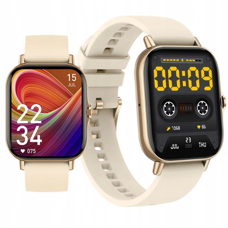Sportovní Hodinky Chytré Hodinky Smartband Sportovní Náramek Amoled Menu Polské