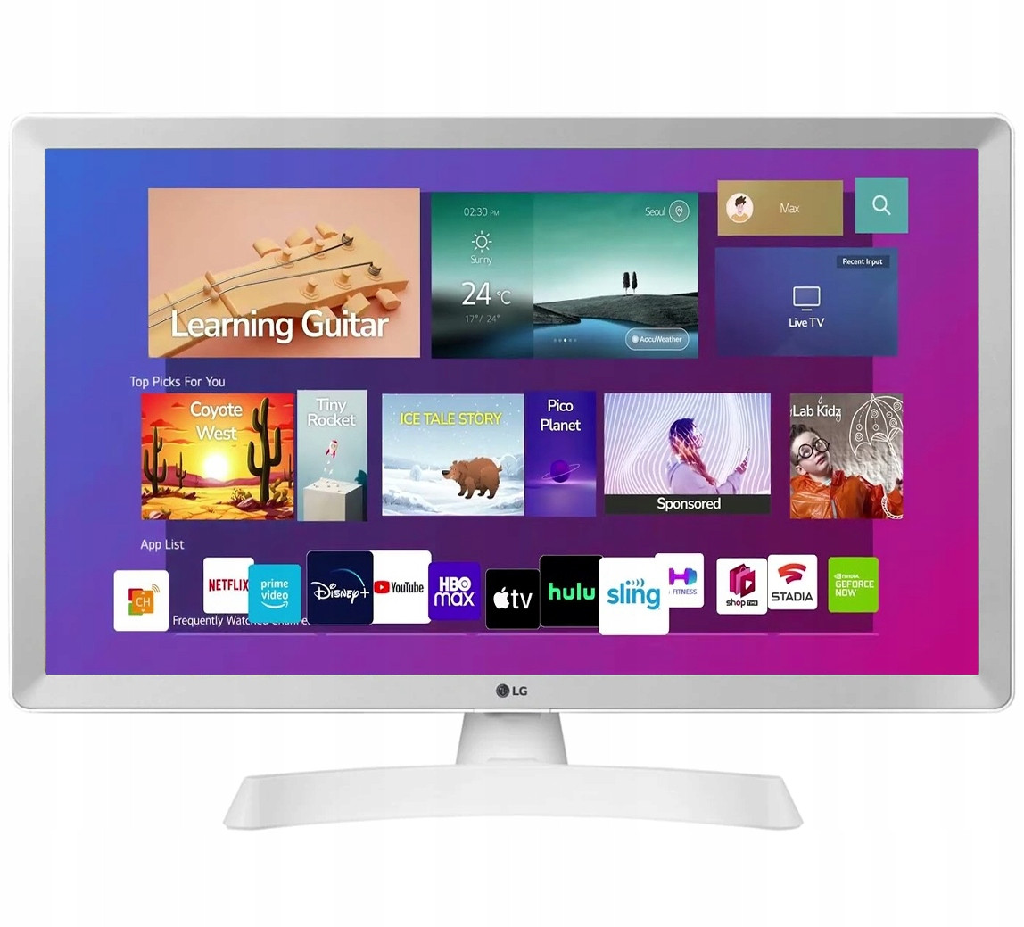 Smart Tv 28 Palců Lg Bt DVB-T2 Hevc Bílá