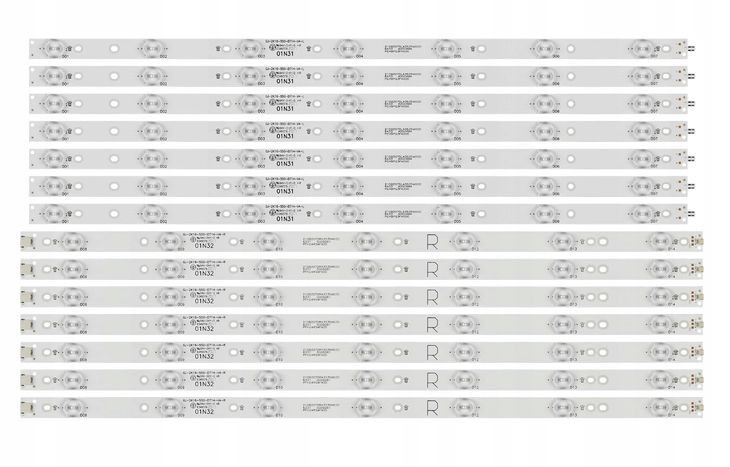 Led pásky GJ-2K16-550-D714-V4-L +r Everlight LBM550M0701-KY-4 55PUS6551