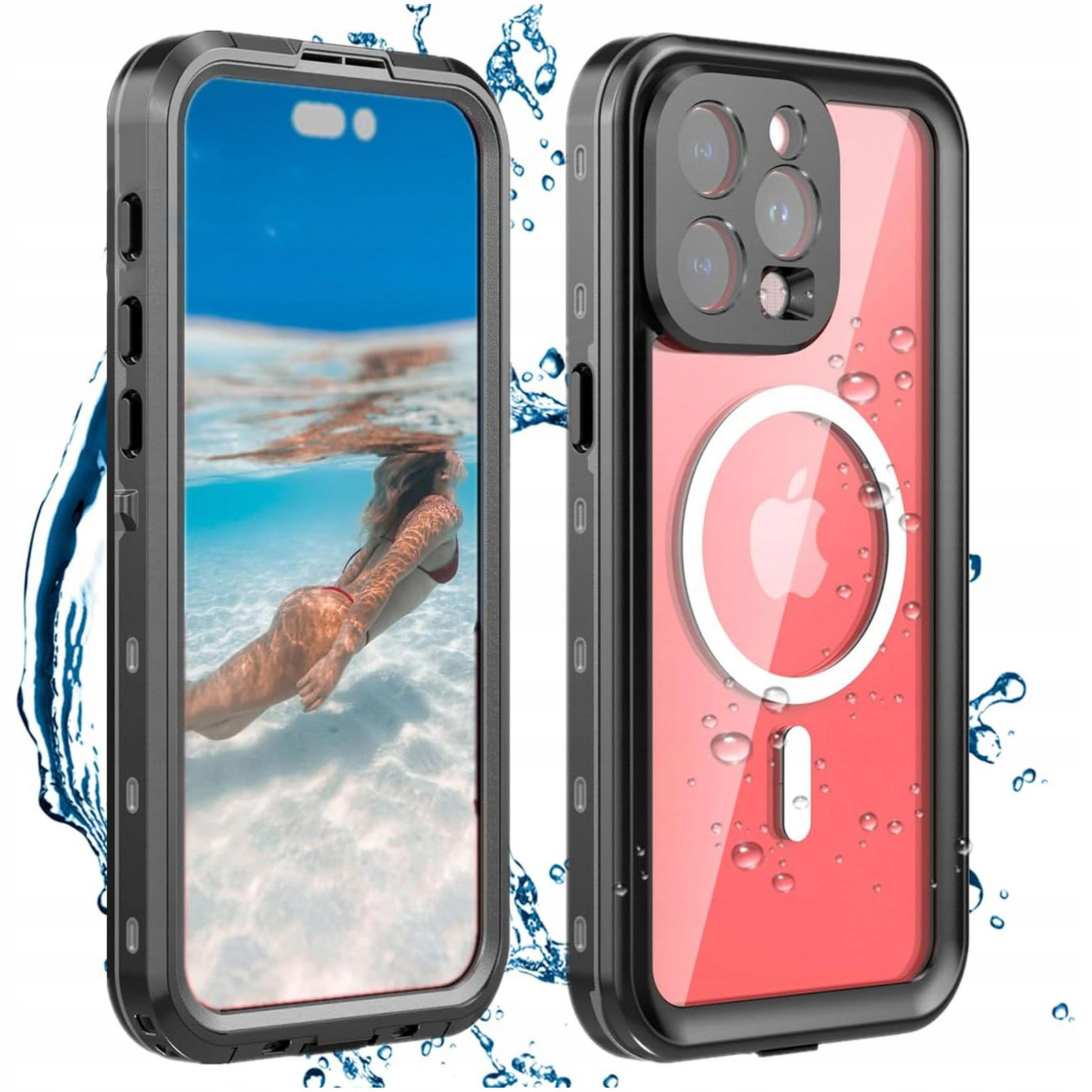 Pouzdro pro iPhone 15 Pro Pancéřové 360 Mag Safe Case voděodolné Armor IP68