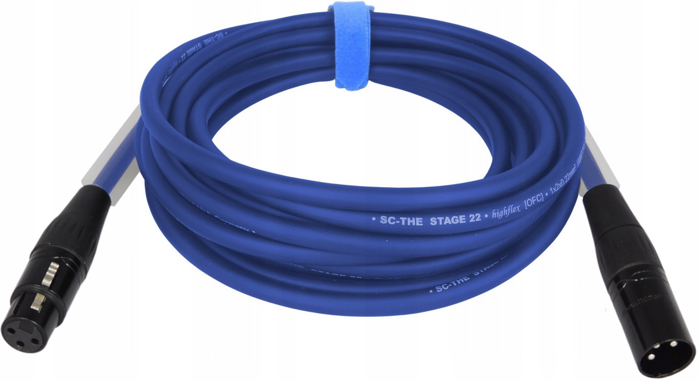 Sommer Stage Kabel Symetrický Mikrofonní Kabel Xlr Roxtone Černý 20m