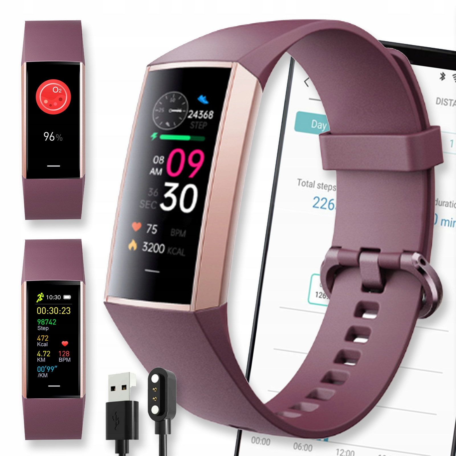 Chytré Hodinky Dámské Hodinky Watch Pánské Smartband Sport Puls Kroky Amoled Pro