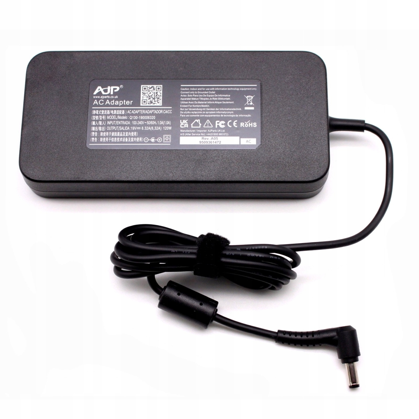 120W Ajp napájecí adaptér pro Asus FX753V nabíječka 19V 6.32A