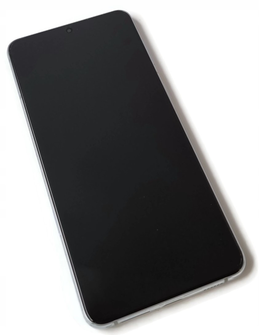 Org LCD displej originální rámeček Samsung Galaxy S21+ 5G SM-G996 stříbrný