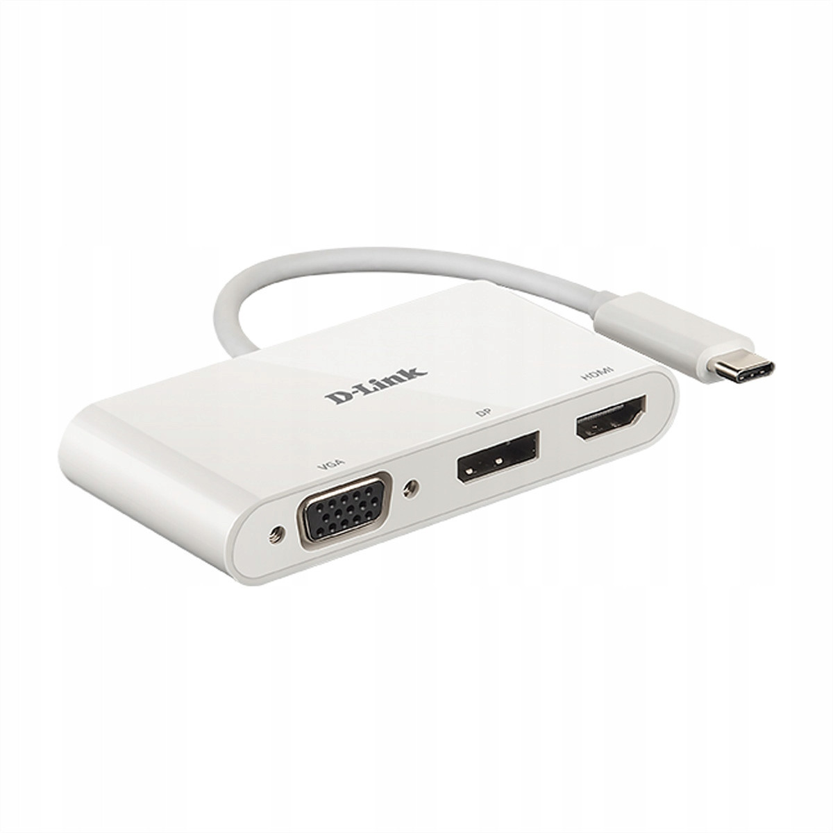 D-Link Hub Adaptér Usb-c s Hdmi Displayport Vga DUB-V310 3portový