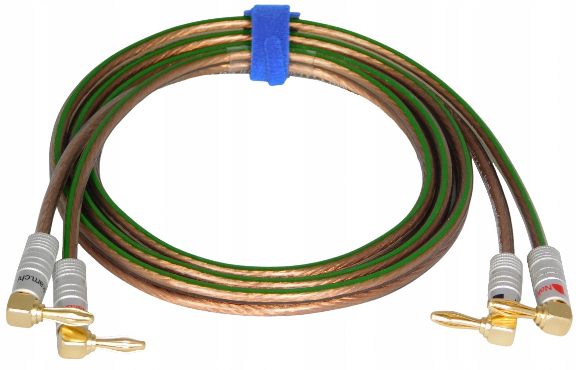 2x Sommer Orbit Hlasový Ofc 4 mm2 Banánový 2,5m