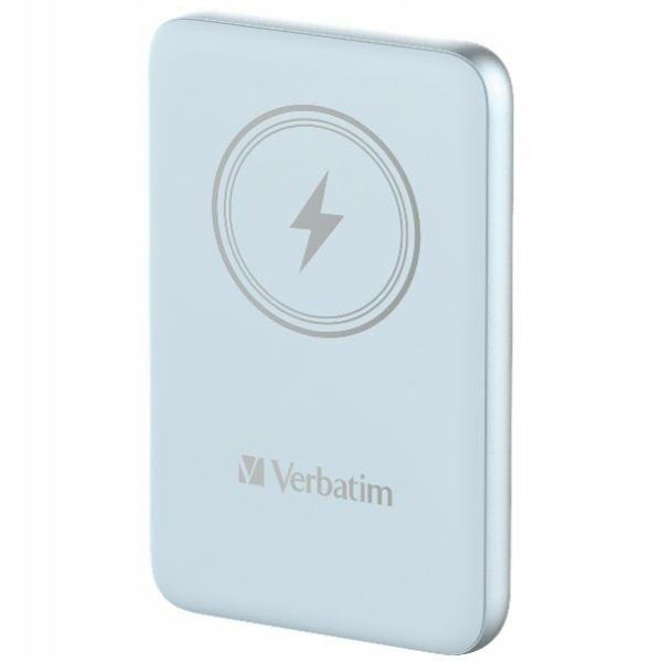 Verbatim Indukční powerbanka `n` Go 15W 5000mAh Wireless Magnetic modrá