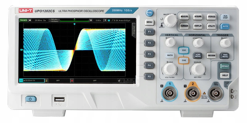 UPO1202CS digitální osciloskop 2x200MHz