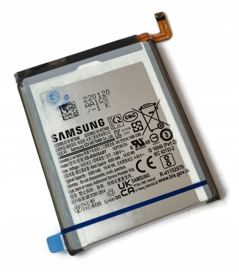 Org Nová originální baterie akumulátor pro Samsung Galaxy S22 Ultra SM-S908