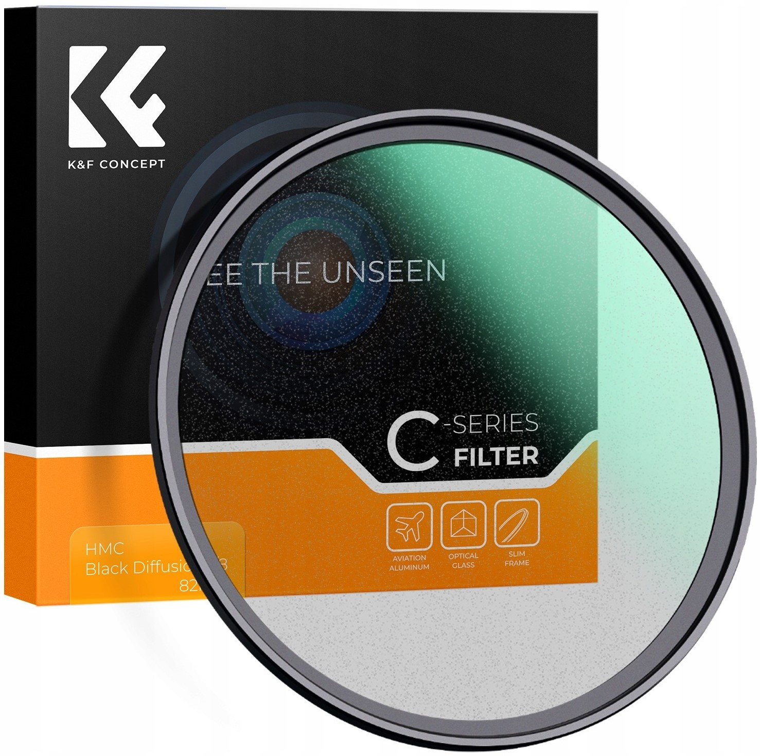 K&f Efektový difúzní Filtr Black Mist 1/8 Nano-C 55 mm