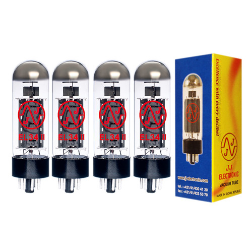 EL34 II JJ-Electronic 4 ks vybrané čtverce