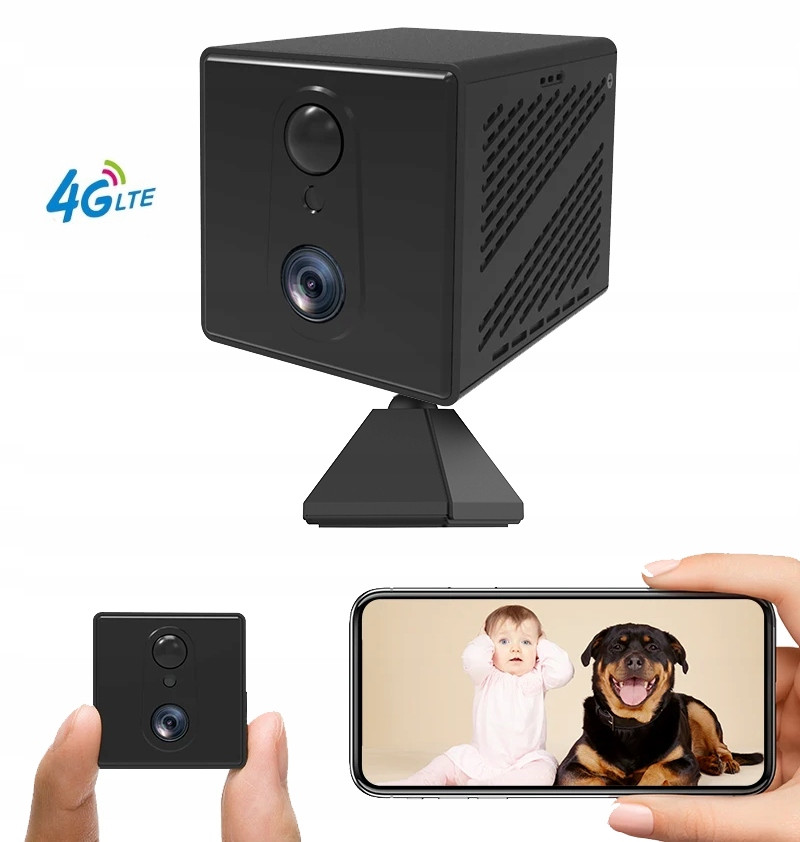 Mini Kamera 4G Na Sim Náhled Na Živo Detekce Alarmy Až 10 Dní Provozu MK01G