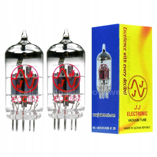 ECC832 12DW7, 7247 JJ-Electronic 2 ks vybraný pár