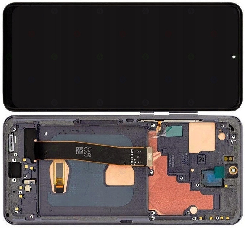 Displej Pro Samsung Galaxy S20 Ultra 5G G988 G988B Oled LCD +rámeček Gray