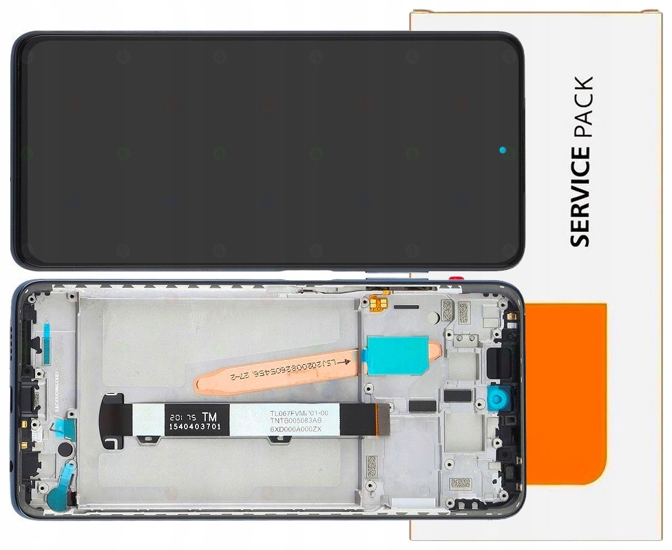 Displej Pro Xiaomi Poco X3 Originál LCD +rámeček Black