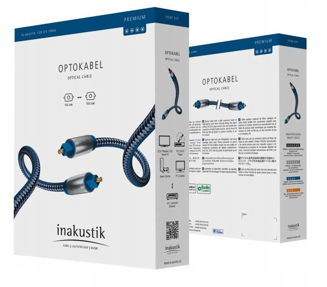 Optický kabel In-Akustik Premium Toslink Toslink 3 m