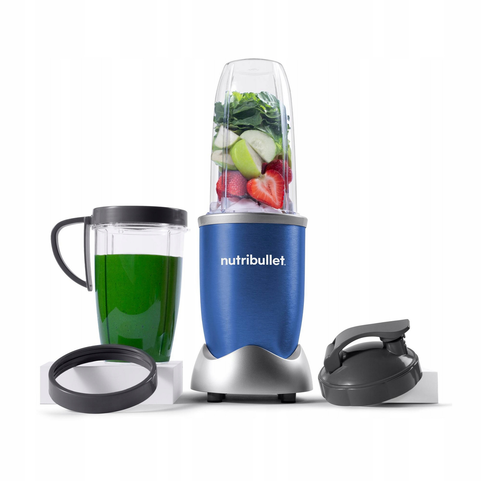 Stolní Mixér Nutribullet Pro 900W Modrý +2 Šálky 0,9L 0,7L